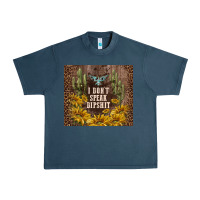 Midnight Navy i don't speak dipshit Urban Heavy Tee - TumblerDesignByShophia