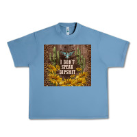 Pebble Blue i don't speak dipshit Urban Heavy Tee - TumblerDesignByShophia