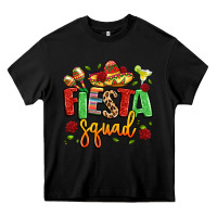 Black fiesta squad Heavy Core Tee - LillyAllenDesigns