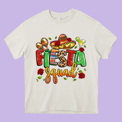 Fiesta Squad Heavy Core Tee Designed By Lillyallendesigns