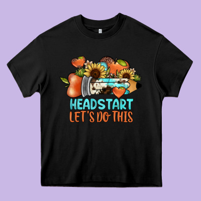 Headstart Let's Do This Heavy Core Tee Designed By Jahusdesignshop