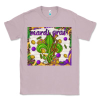 Lilac Mardi Gras fleur de lis Classic Tee - NancyCooperArtShop