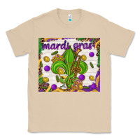 Mushroom Mardi Gras fleur de lis Classic Tee - NancyCooperArtShop