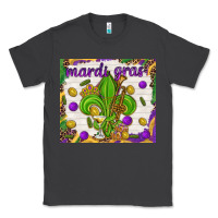 Smoke Mardi Gras fleur de lis Classic Tee - NancyCooperArtShop