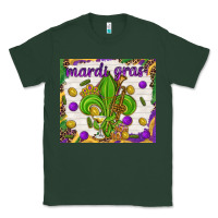 Sports Green Mardi Gras fleur de lis Classic Tee - NancyCooperArtShop