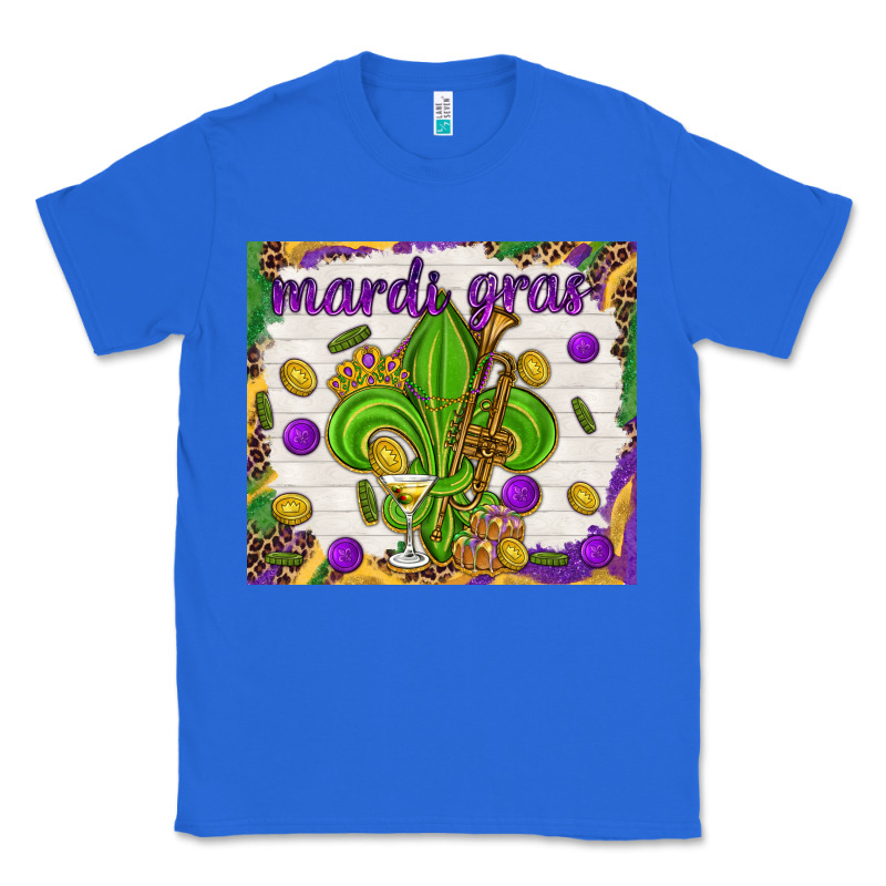 Mardi Gras Fleur De Lis Classic Tee by NancyCooperArtShop | Teevron
