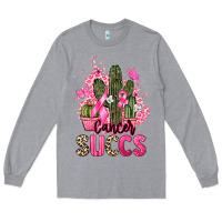 Heather Grey Cancer succs Cancer Awareness Long Sleeve Tee - HowdyJamesFarm