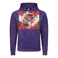 Cloud Purple skulls and roses tumbler Vintage Hoodie - TumblerDesignByShophia
