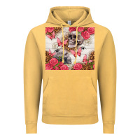 Vintage Mustard skulls and roses tumbler Vintage Hoodie - TumblerDesignByShophia