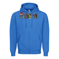True Royal Believe Christmas Zipper Hoodie - CowhideDigitalArt