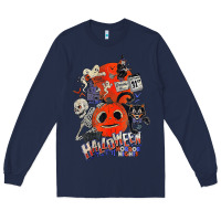 Navy Lil Boo Halloween Horror Nights Every Is October 31St Long Sleeve Tee - minhPixels