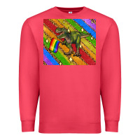 Cardinal lgbtq dinosaur t rex tumbler Premium Sweatshirt - Artiststas