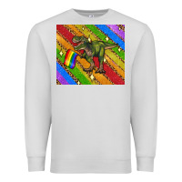 Dove Grey lgbtq dinosaur t rex tumbler Premium Sweatshirt - Artiststas