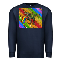Navy lgbtq dinosaur t rex tumbler Premium Sweatshirt - Artiststas
