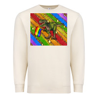 Sandshell lgbtq dinosaur t rex tumbler Premium Sweatshirt - Artiststas