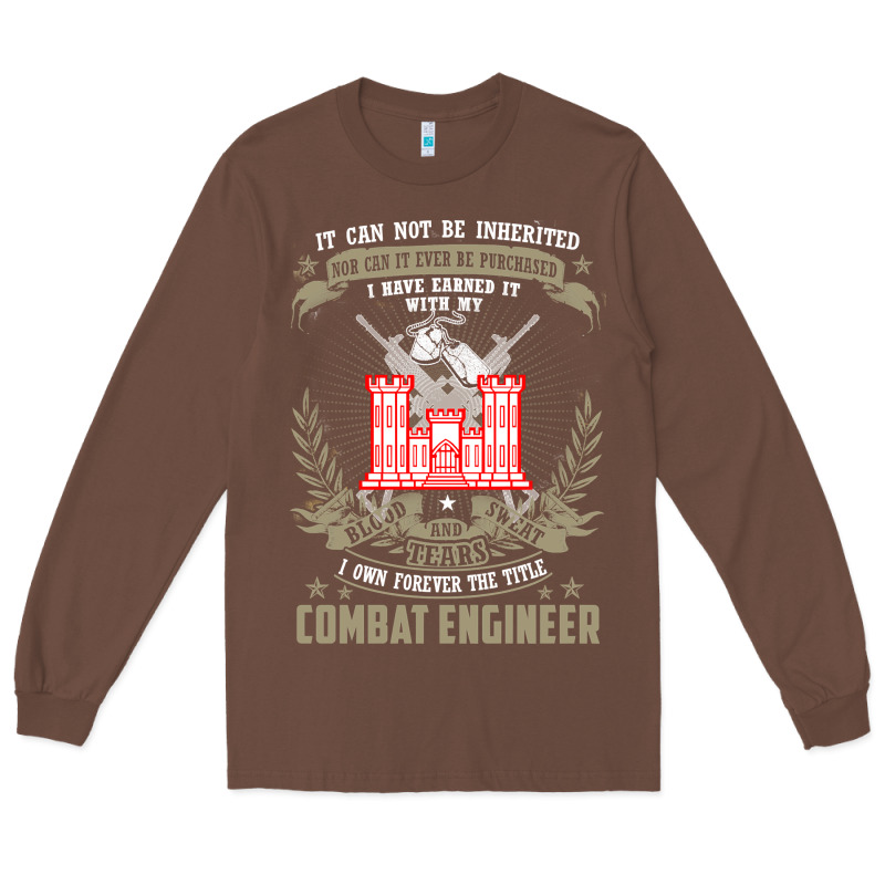 Combat Engineer  , It Can Not Be Inherited Or Purchase Long Sleeve Tee by minhPixels | Teevron