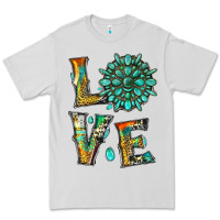 Dove Grey love with gemstone Premium Tee - Artiststas