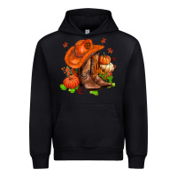 Black fall pumpkins  cowgirl  and roses Urban Hoodie - AdoDesignShop
