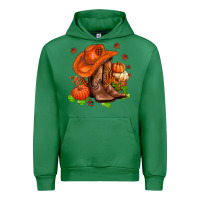 Emerald fall pumpkins  cowgirl  and roses Urban Hoodie - AdoDesignShop