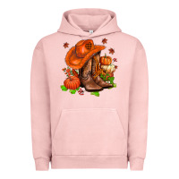 Pigment Salmon fall pumpkins  cowgirl  and roses Urban Hoodie - AdoDesignShop