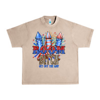 French Oak Boom Bıtch Get Out The Way Urban Heavy Tee - JahusDesignShop
