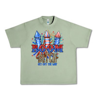 Oil Green Boom Bıtch Get Out The Way Urban Heavy Tee - JahusDesignShop