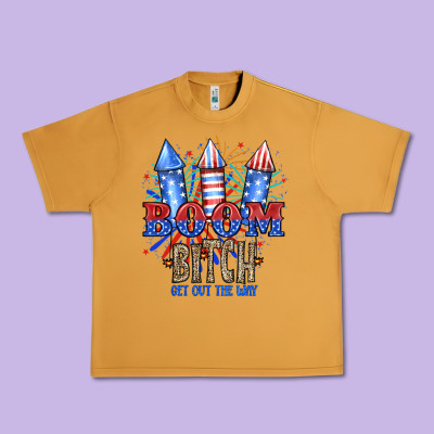 Boom Bıtch Get Out The Way Urban Heavy Tee Designed By Jahusdesignshop