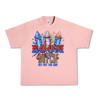 Salmon Boom Bıtch Get Out The Way Urban Heavy Tee - JahusDesignShop