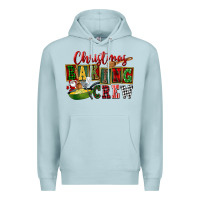 Blue Mist Christmas baking crew Premium Hoodie - FaDigitalArtStudio