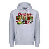 Heather Grey Christmas baking crew Premium Hoodie - FaDigitalArtStudio