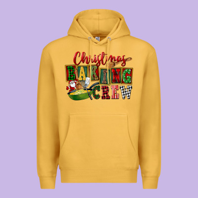 Christmas Baking Crew Premium Hoodie Designed By Fadigitalartstudio