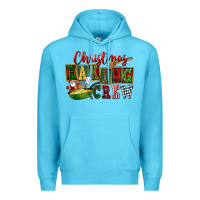 Ocean Blue Christmas baking crew Premium Hoodie - FaDigitalArtStudio