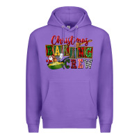 Purple Christmas baking crew Premium Hoodie - FaDigitalArtStudio