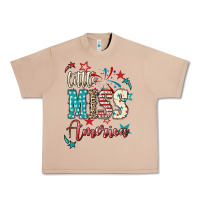 Burro Little miss America 4th of july Urban Heavy Tee - HowdyJamesFarm