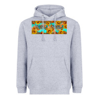 Heather Grey Welcome Fall Heavyweight Hoodie - Artiststas