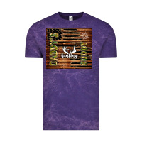 Cloud Purple daddy's hunting buddy Vintage Tee - TumblerDesignByShophia