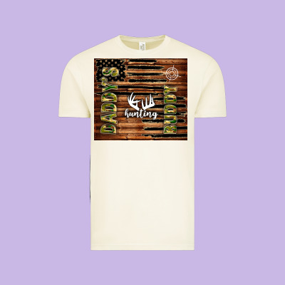 Daddy's Hunting Buddy Vintage Tee Designed By Tumblerdesignbyshophia