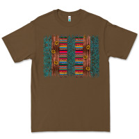 Cacao sunflower serape brush stroke Premium Tee - Artiststas