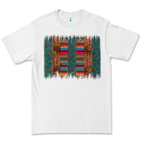 White sunflower serape brush stroke Premium Tee - Artiststas