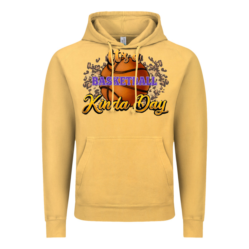 It's A Basketball Kinda Day Vintage Hoodie by HowdyJamesFarm | Teevron