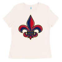 Bone louisiana fleur de lis Ladies Tee - BarkalooDesign