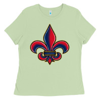 Matcha louisiana fleur de lis Ladies Tee - BarkalooDesign