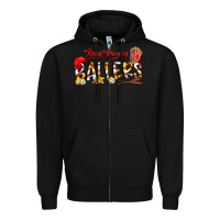 Black busy raising ballers Zipper Hoodie - CowhideDigitalArt