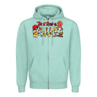 Seafoam busy raising ballers Zipper Hoodie - CowhideDigitalArt