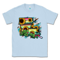 Louisiana Map Sunflower Cactus Serape Classic Tee | Teevron