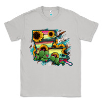 Moon Dust Louisiana Map Sunflower Cactus Serape Classic Tee - RanaPortraitStore