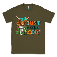 Army Green just a little moody coffee cup long haired cow Classic Tee - Jasminsmagicworld
