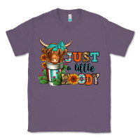 Lavender just a little moody coffee cup long haired cow Classic Tee - Jasminsmagicworld