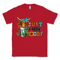 Red just a little moody coffee cup long haired cow Classic Tee - Jasminsmagicworld