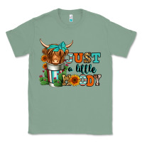 Sage just a little moody coffee cup long haired cow Classic Tee - Jasminsmagicworld